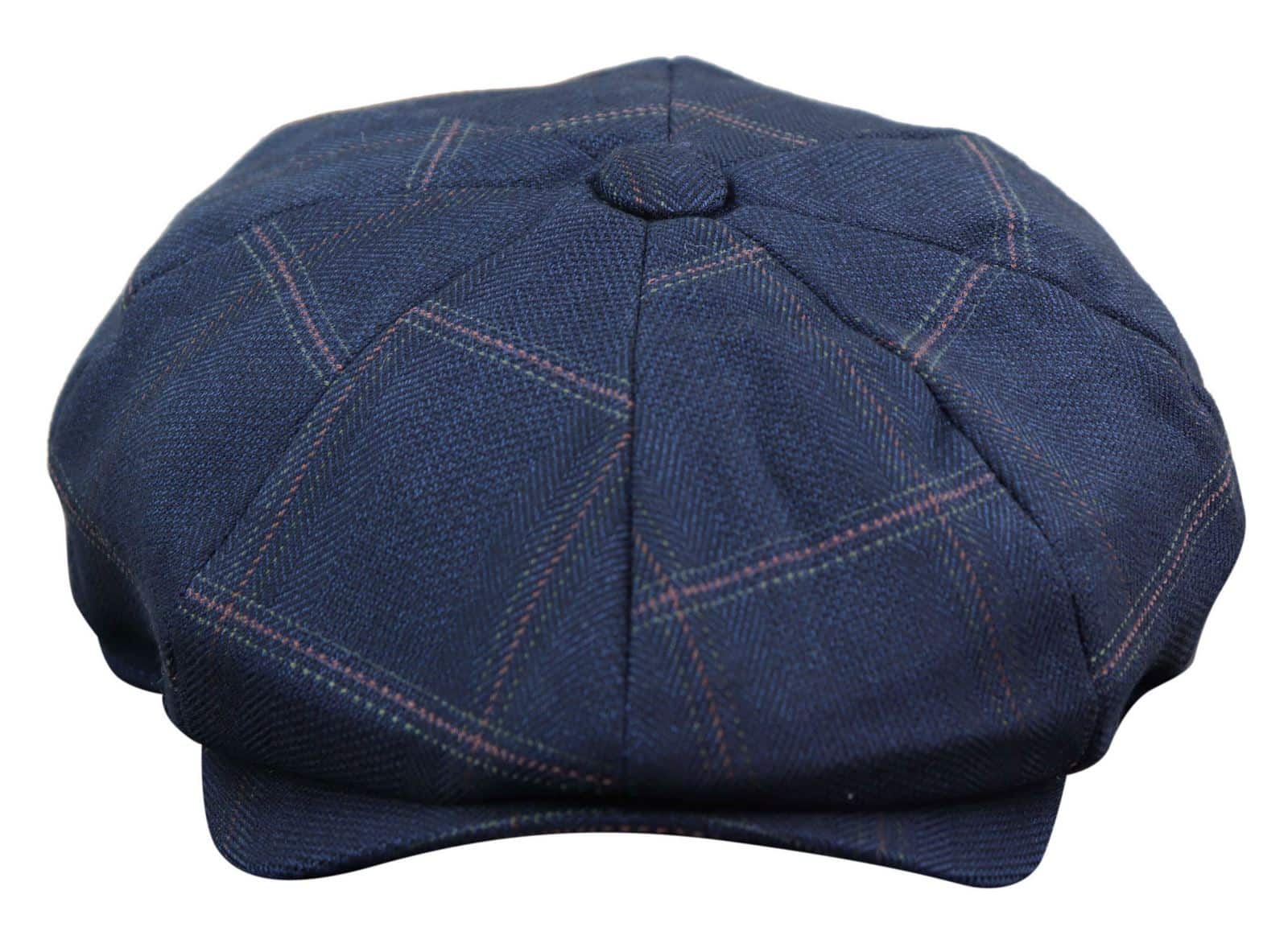 Herr 8 Panel Peaky Blinders Tweed Flat Cap - Cavani Connall