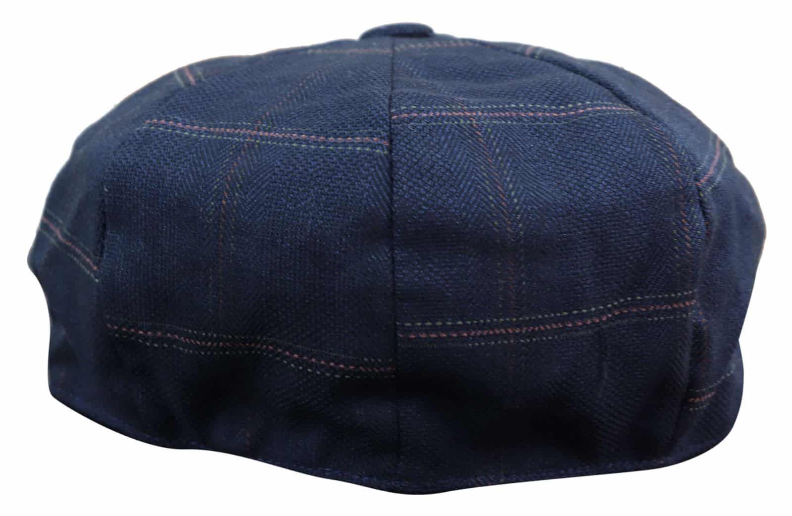 Herr 8 Panel Peaky Blinders Tweed Flat Cap - Cavani Connall