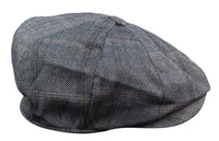 Herr 8 Panel Peaky Blinders Tweed Flat Cap - Cavani Connall