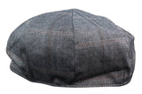 Herr 8 Panel Peaky Blinders Tweed Flat Cap - Cavani Connall