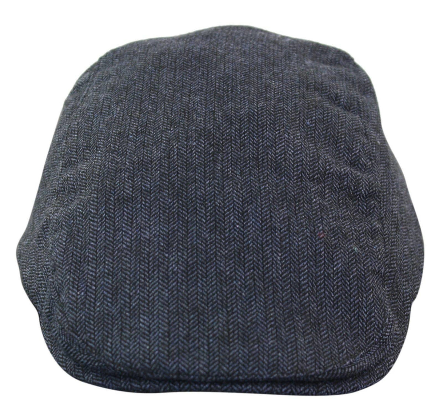 Cavani Martez Hatt - Herr Farfarshatt Marinblå Flat Cap Fiskbensmönstrad Vintage Retro Del Boy Klassisk Gatsby Peaky Blinders