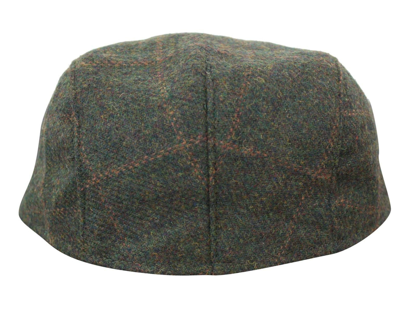 Cavani Kempson Flat Cap - Herr Tweed Ullrutig Farfarshatt Vintage - Olivgrön/Marinblå