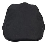 Herr Grandad Baker platt svart keps med 8 paneler i tweed vintage klassisk smart casual 1920-tal