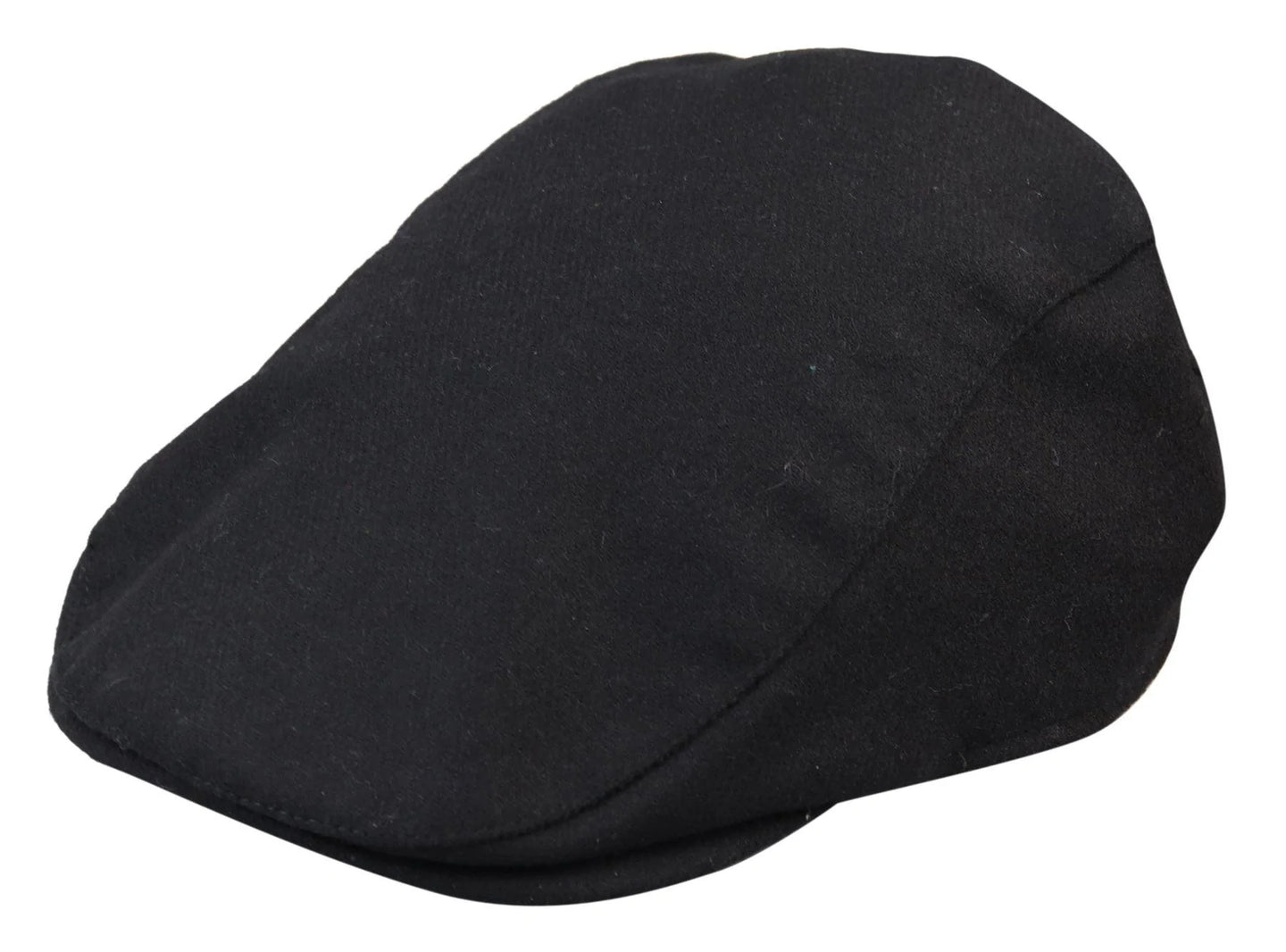 Herr Grandad Baker platt svart keps med 8 paneler i tweed vintage klassisk smart casual 1920-tal