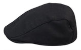 Herr Grandad Baker platt svart keps med 8 paneler i tweed vintage klassisk smart casual 1920-tal