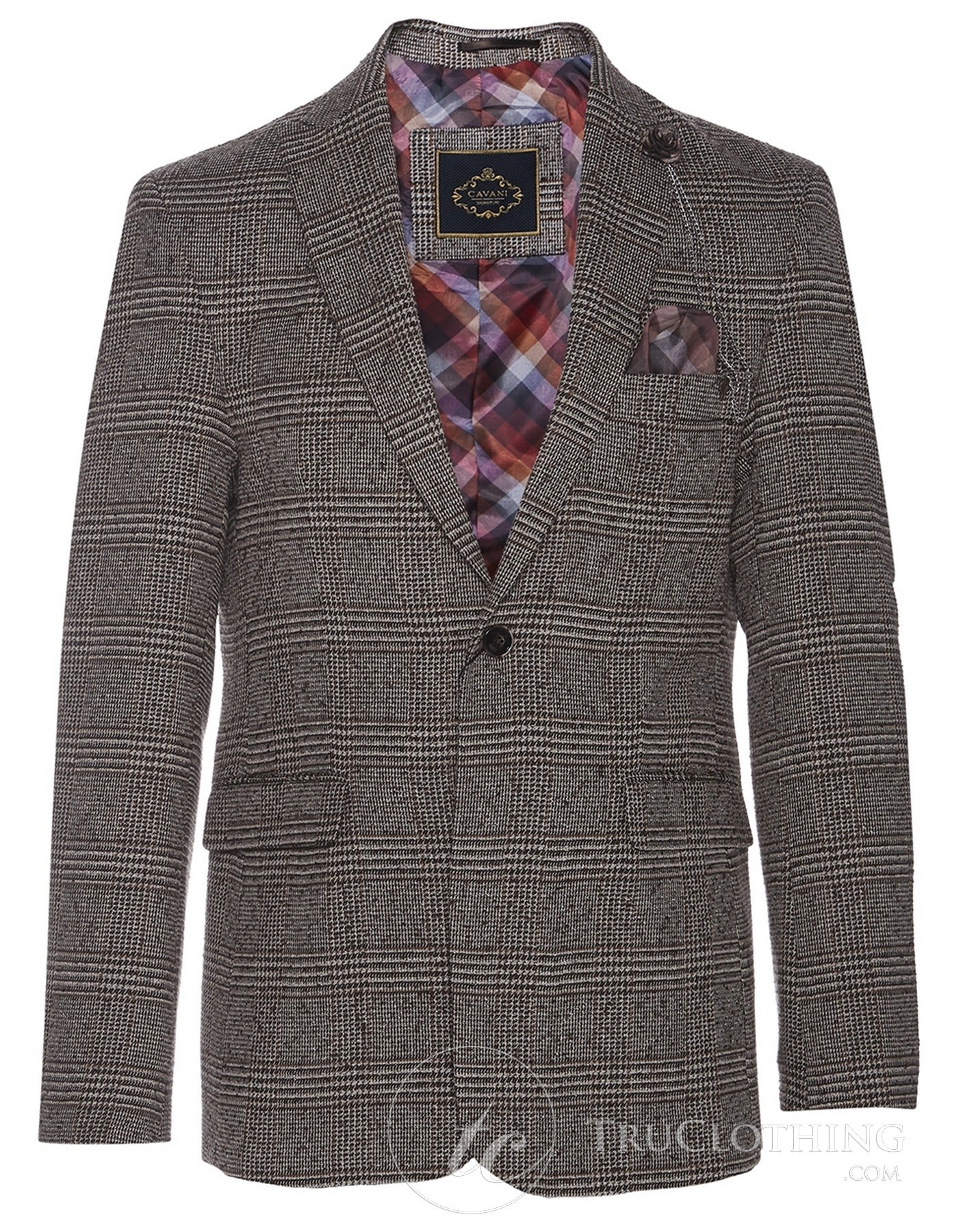 Cavani Dominic - Herr Brun Elegant Vintage Kavaj