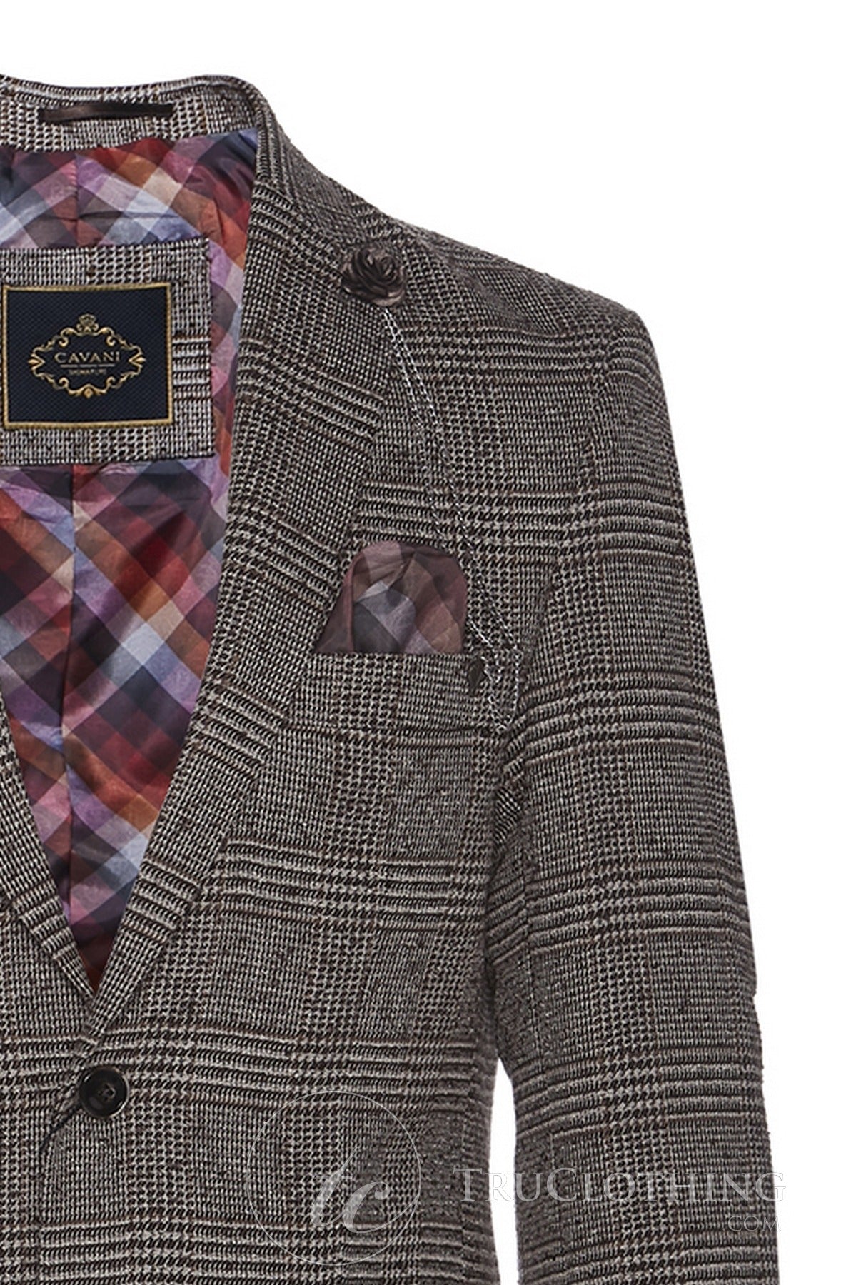 Cavani Dominic - Herr Brun Elegant Vintage Kavaj