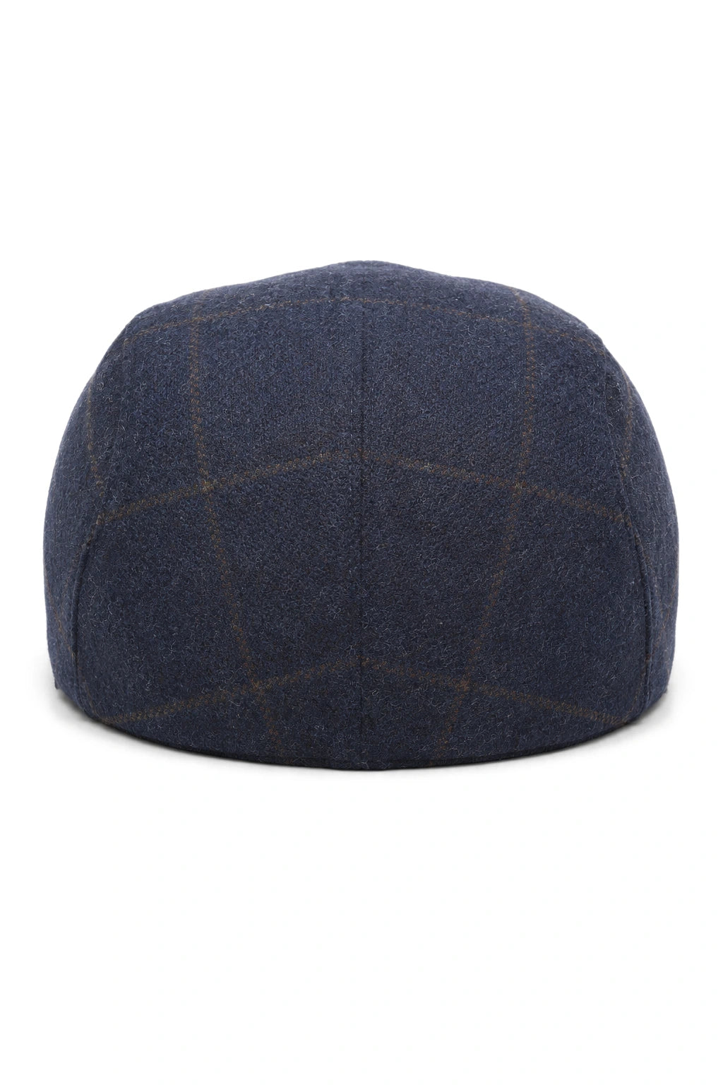Cavani Kempson Flat Cap - Herr Tweed Ullrutig Farfarshatt Vintage - Olivgrön/Marinblå