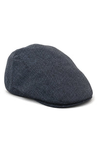 Cavani Martez Hatt - Herr Farfarshatt Marinblå Flat Cap Fiskbensmönstrad Vintage Retro Del Boy Klassisk Gatsby Peaky Blinders
