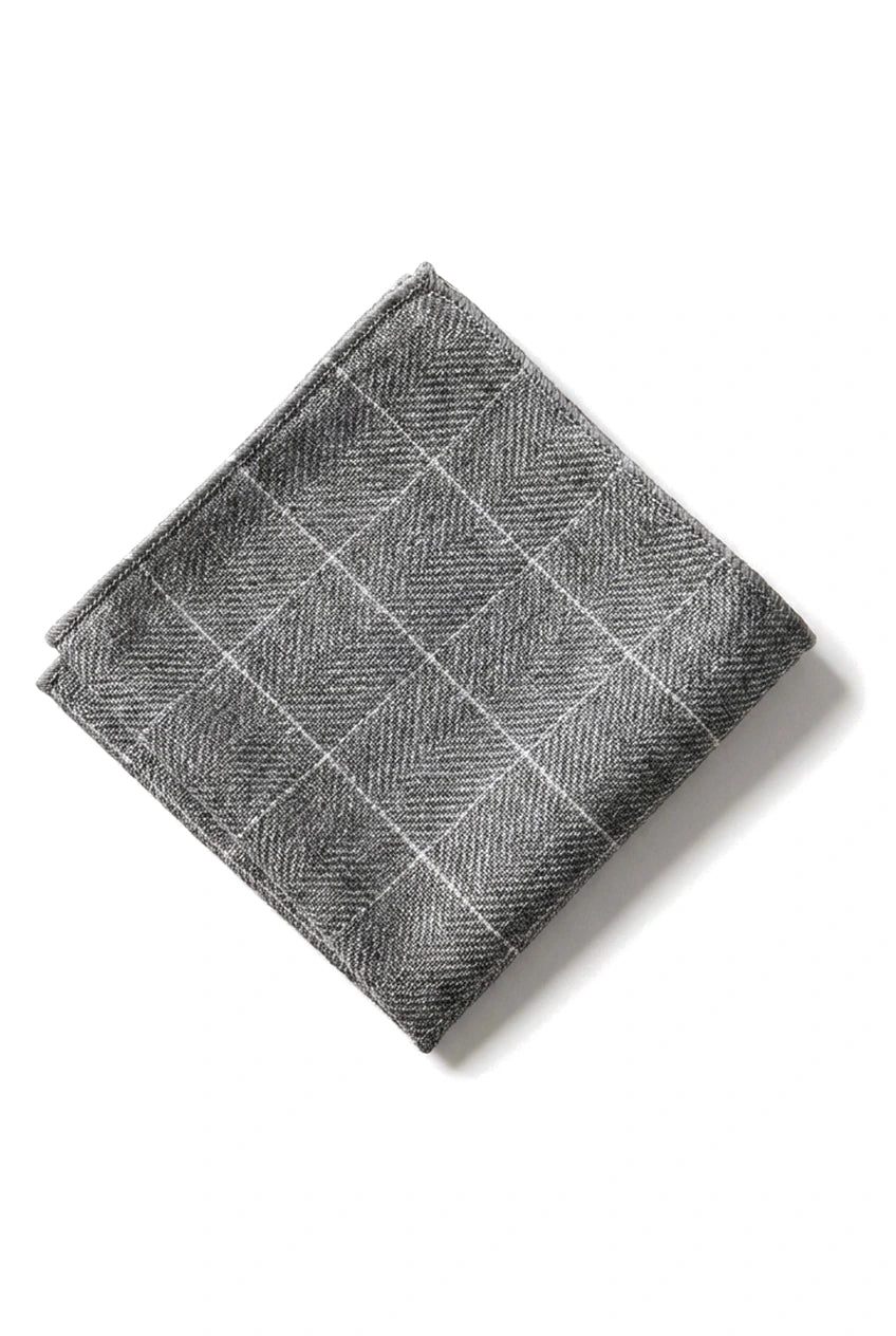Jämför färg Herrslips i tweed med fiskbensmönster, rutmönster, klassisk grå