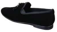Elong dd0019 - Herr Sammets Slip On Mocka Tofsiga Bilskor Loafers Smart Casual Vin Marinblå