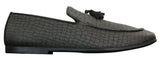 Elong DD0085 - Herr Loafers i PU med ormskinn och krokodilmönster, slip-on, bekväma vintage-skor