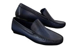 Herrskor i äkta läder, slip-on, eleganta vardagsskor, vintage, retro
