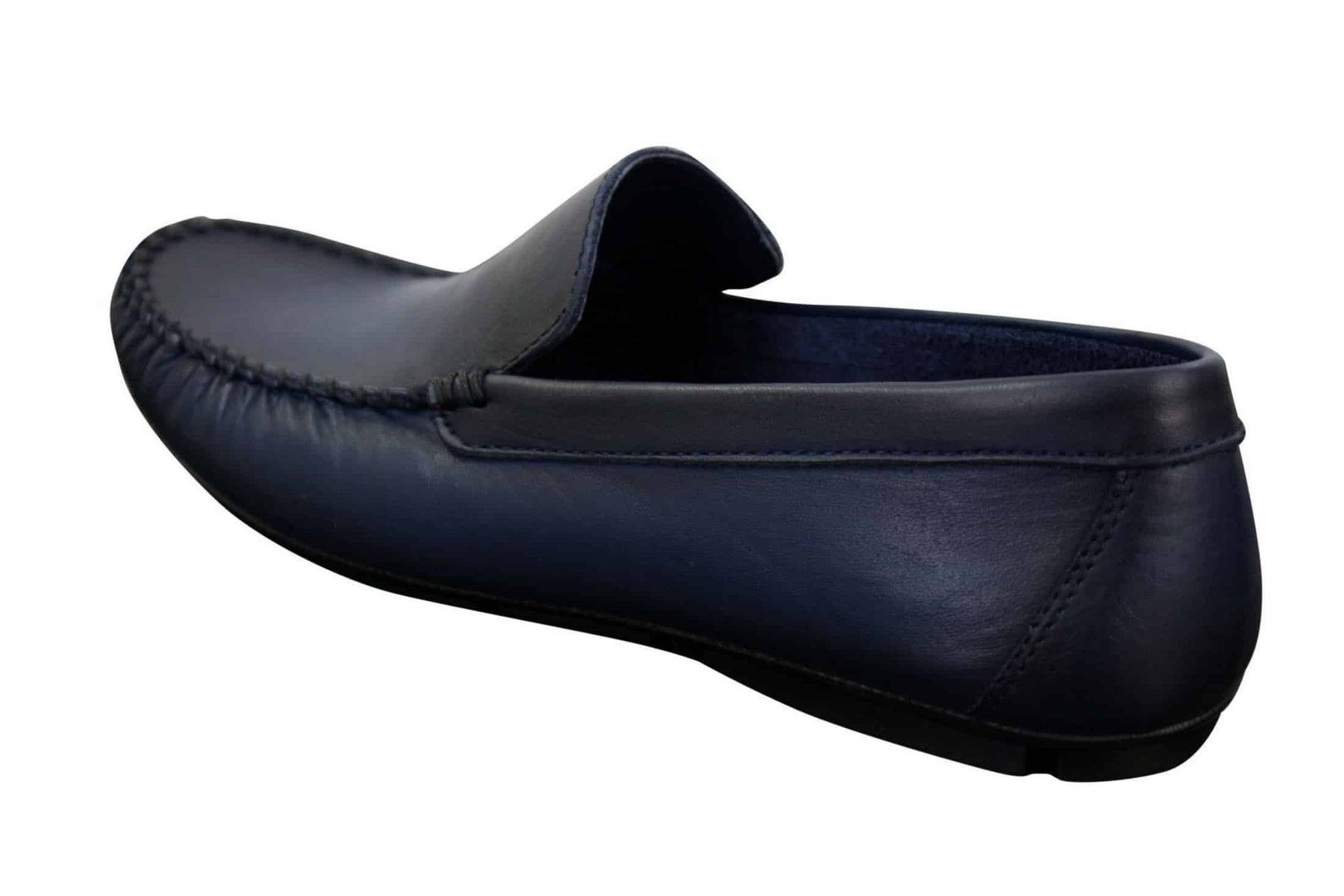 Herrskor i äkta läder, slip-on, eleganta vardagsskor, vintage, retro