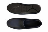 Herrskor i äkta läder, slip-on, eleganta vardagsskor, vintage, retro