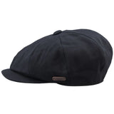 Herr 8-panels Razor sommar svart Baker Boy-hatt bomull Blinders Newsboy-keps Shelby