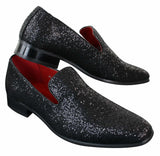 Rossellini Eastend Herr Glansiga Glitter Slip-On Skor Festligt Eleganta Lackskinn