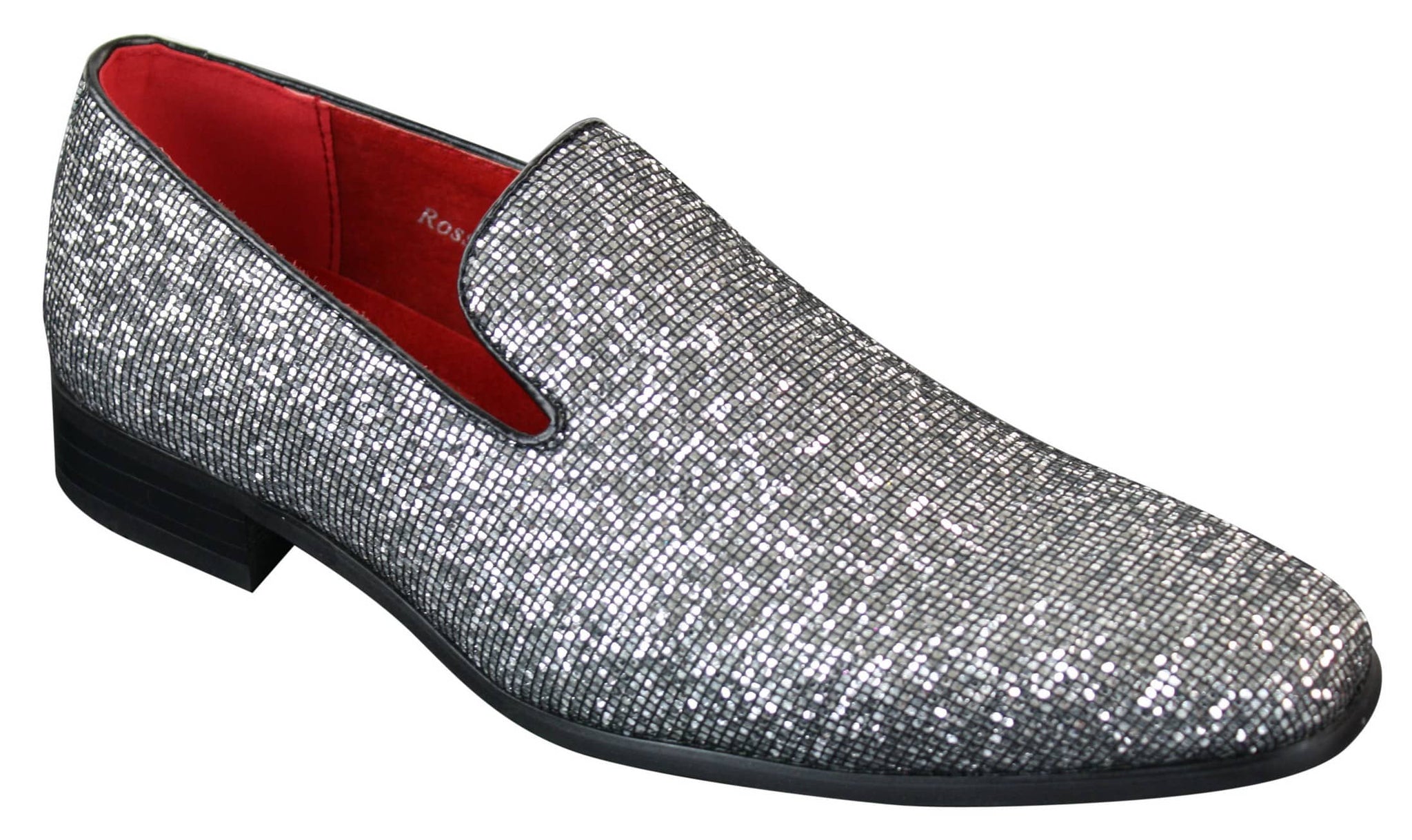 Rossellini Eastend Herr Glansiga Glitter Slip-On Skor Festligt Eleganta Lackskinn
