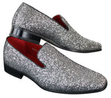 Rossellini Eastend Herr Glansiga Glitter Slip-On Skor Festligt Eleganta Lackskinn