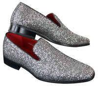 Rossellini Eastend Herr Glansiga Glitter Slip-On Skor Festligt Eleganta Lackskinn