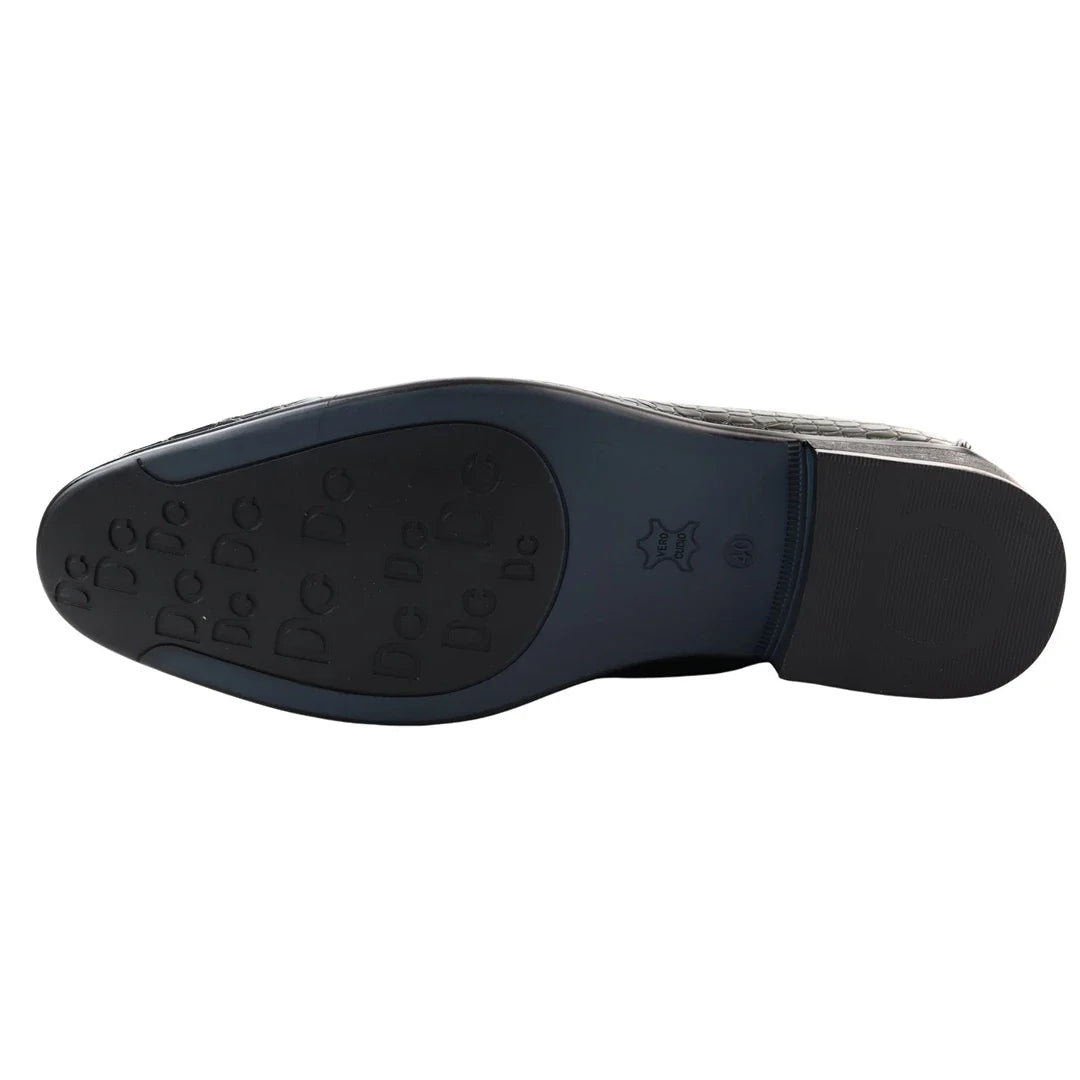 Gröna slip-on loafers för män