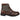 Herrskor med snörning i brunt brogue-material