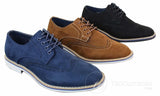 Elong EL0635 - Herr Smart Casual Mocka Nubuck Läder Brogues