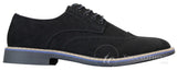 Elong EL0635 - Herr Smart Casual Mocka Nubuck Läder Brogues