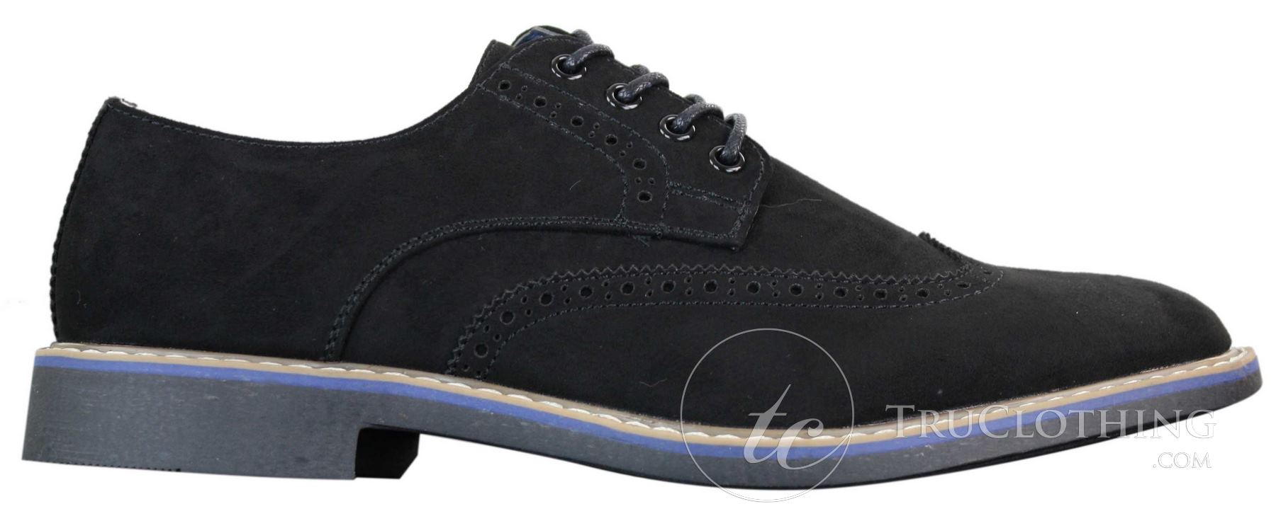 Elong EL0635 - Herr Smart Casual Mocka Nubuck Läder Brogues