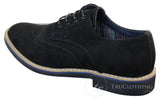 Elong EL0635 - Herr Smart Casual Mocka Nubuck Läder Brogues