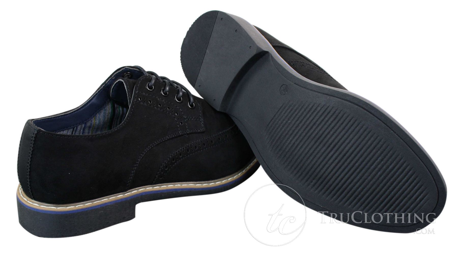 Elong EL0635 - Herr Smart Casual Mocka Nubuck Läder Brogues