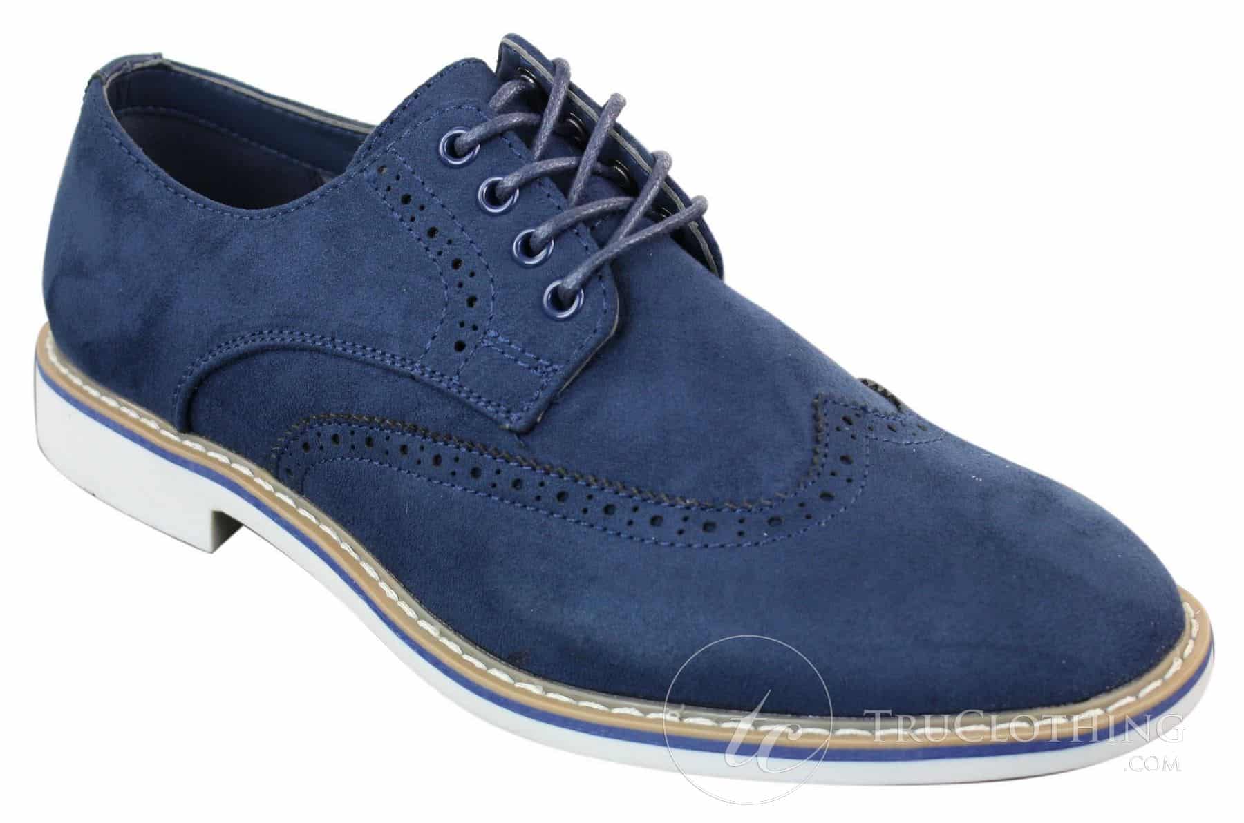 Elong EL0635 - Herr Smart Casual Mocka Nubuck Läder Brogues