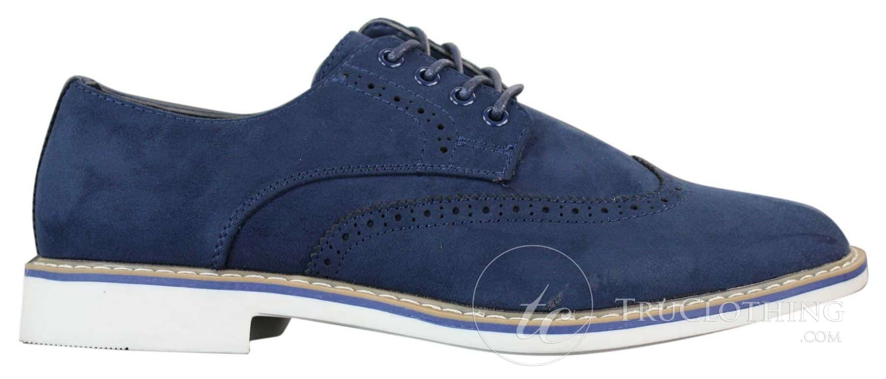 Elong EL0635 - Herr Smart Casual Mocka Nubuck Läder Brogues