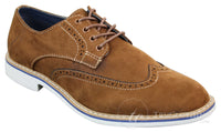 Elong EL0635 - Herr Smart Casual Mocka Nubuck Läder Brogues