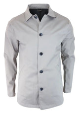Herr Mellanlång Överrockjacka Lätt Elegant Casual Beige Stone Mac