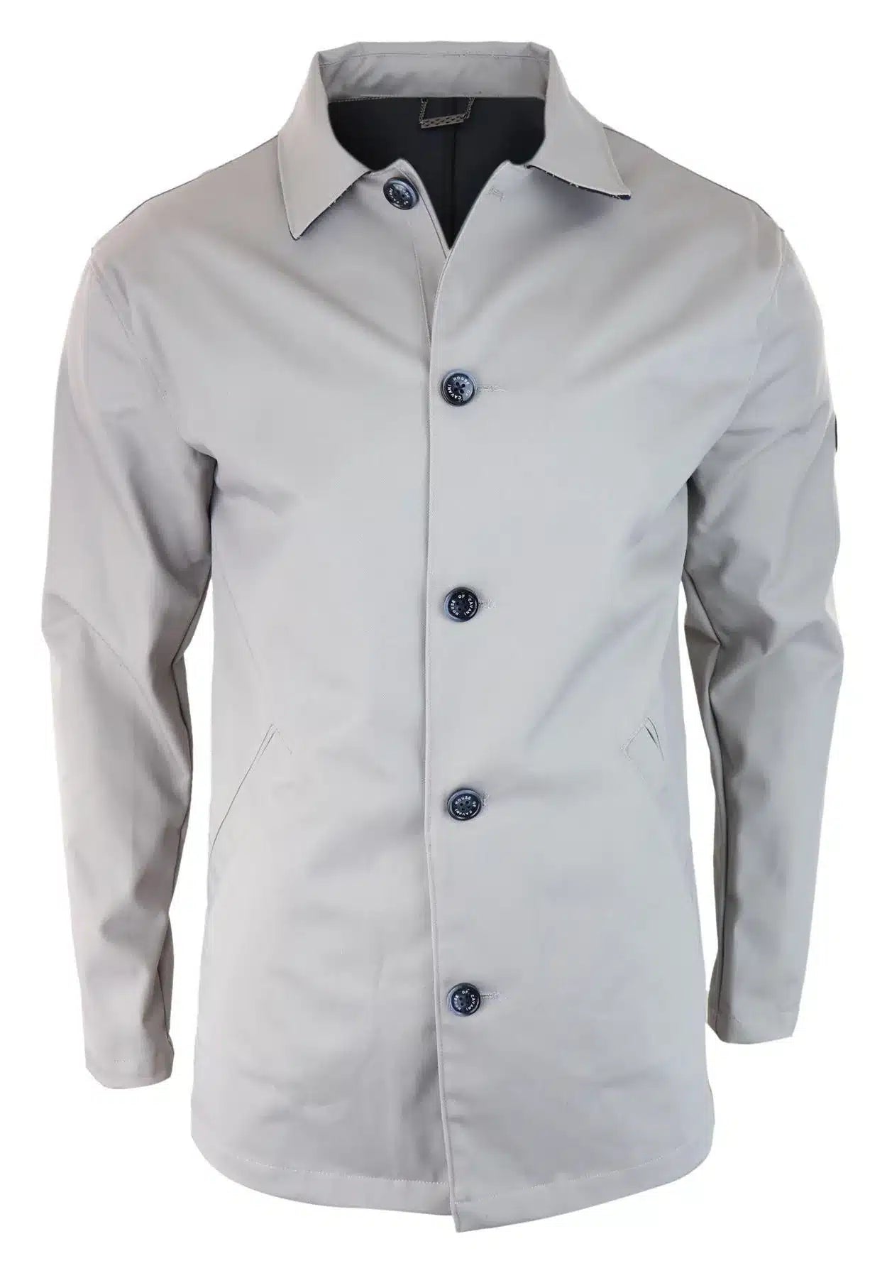 Herr Mellanlång Överrockjacka Lätt Elegant Casual Beige Stone Mac