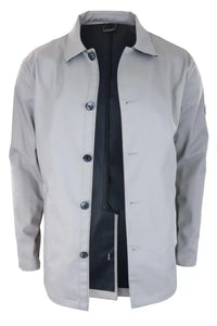 Herr Mellanlång Överrockjacka Lätt Elegant Casual Beige Stone Mac