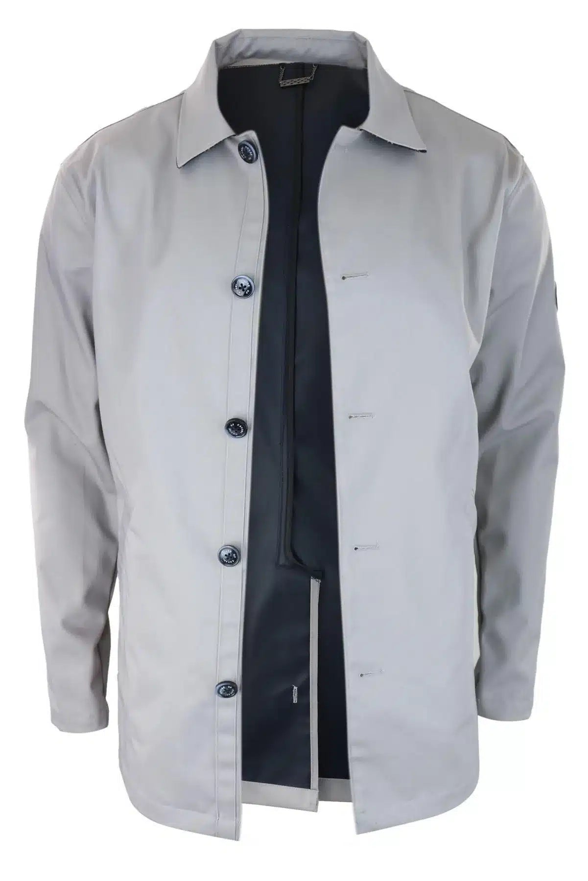 Herr Mellanlång Överrockjacka Lätt Elegant Casual Beige Stone Mac