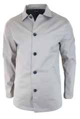 Herr Mellanlång Överrockjacka Lätt Elegant Casual Beige Stone Mac