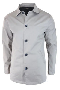 Herr Mellanlång Överrockjacka Lätt Elegant Casual Beige Stone Mac