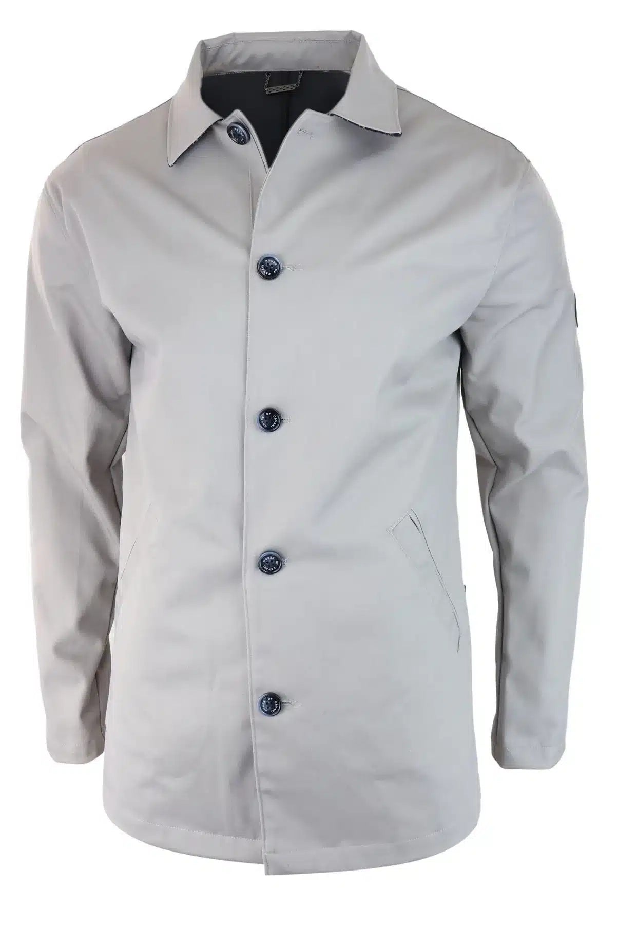 Herr Mellanlång Överrockjacka Lätt Elegant Casual Beige Stone Mac