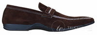 Galax GH052 - Herr Bruna Slip-On Mocka Läderskor Smart Casual Storlek 5 6 7 8 9 10 11