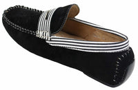 Herr Mocka Däck Båtskor Randiga Slip On Sommar Smart Casual Italienska
