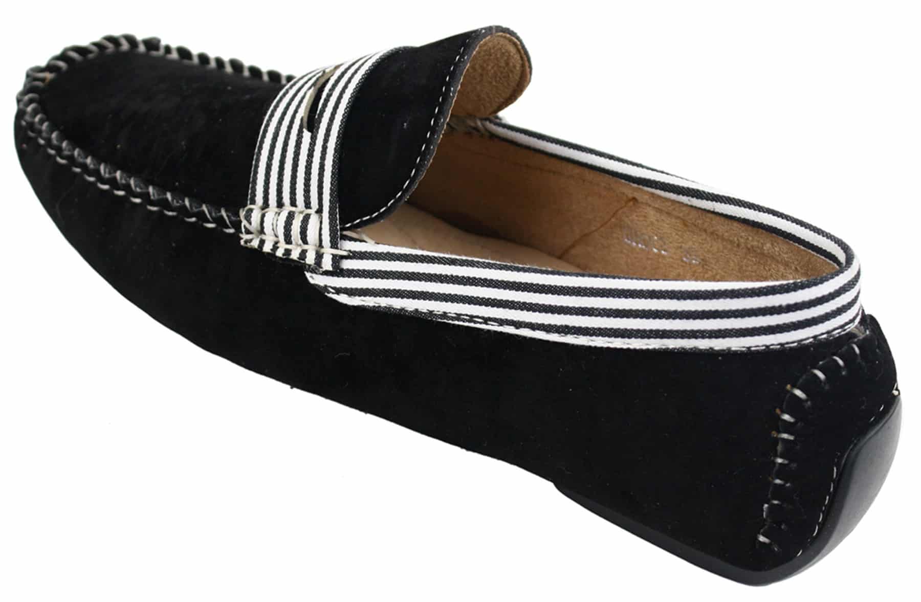 Herr Mocka Däck Båtskor Randiga Slip On Sommar Smart Casual Italienska