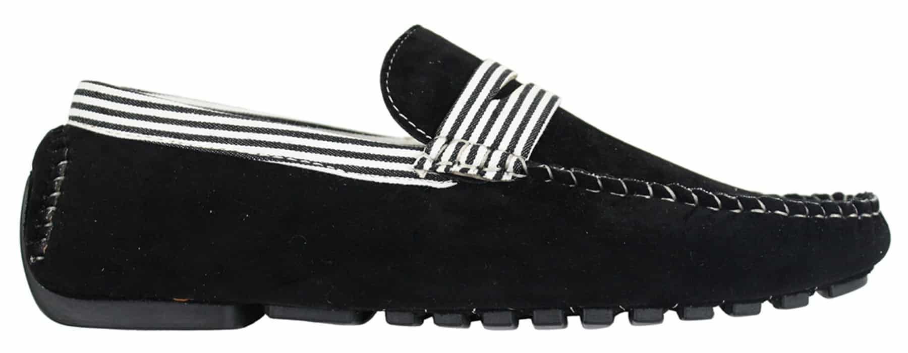 Herr Mocka Däck Båtskor Randiga Slip On Sommar Smart Casual Italienska