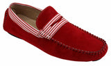 Herr Mocka Däck Båtskor Randiga Slip On Sommar Smart Casual Italienska