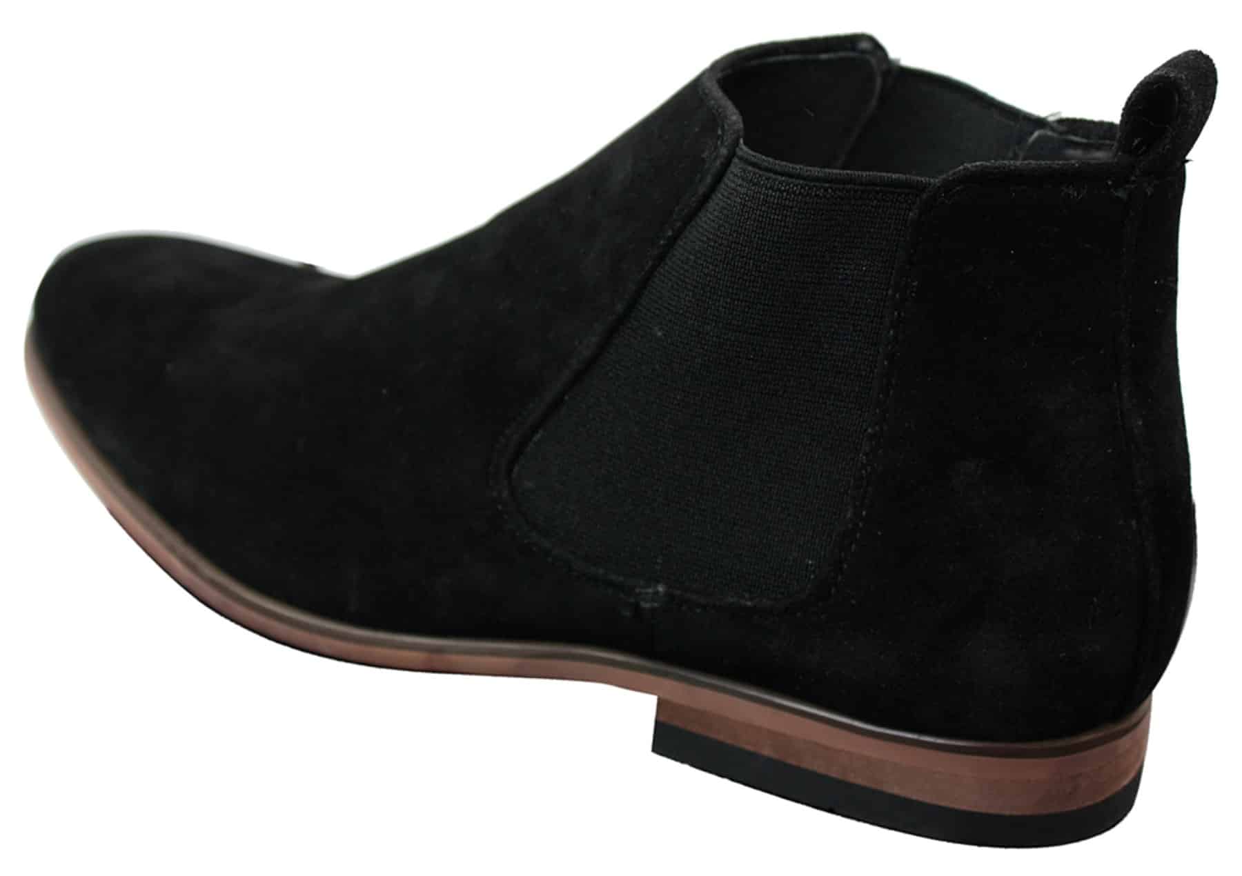 Herr Slip-On Ankelstövlar i Italiensk Mocka i Desert Chelsea-modell