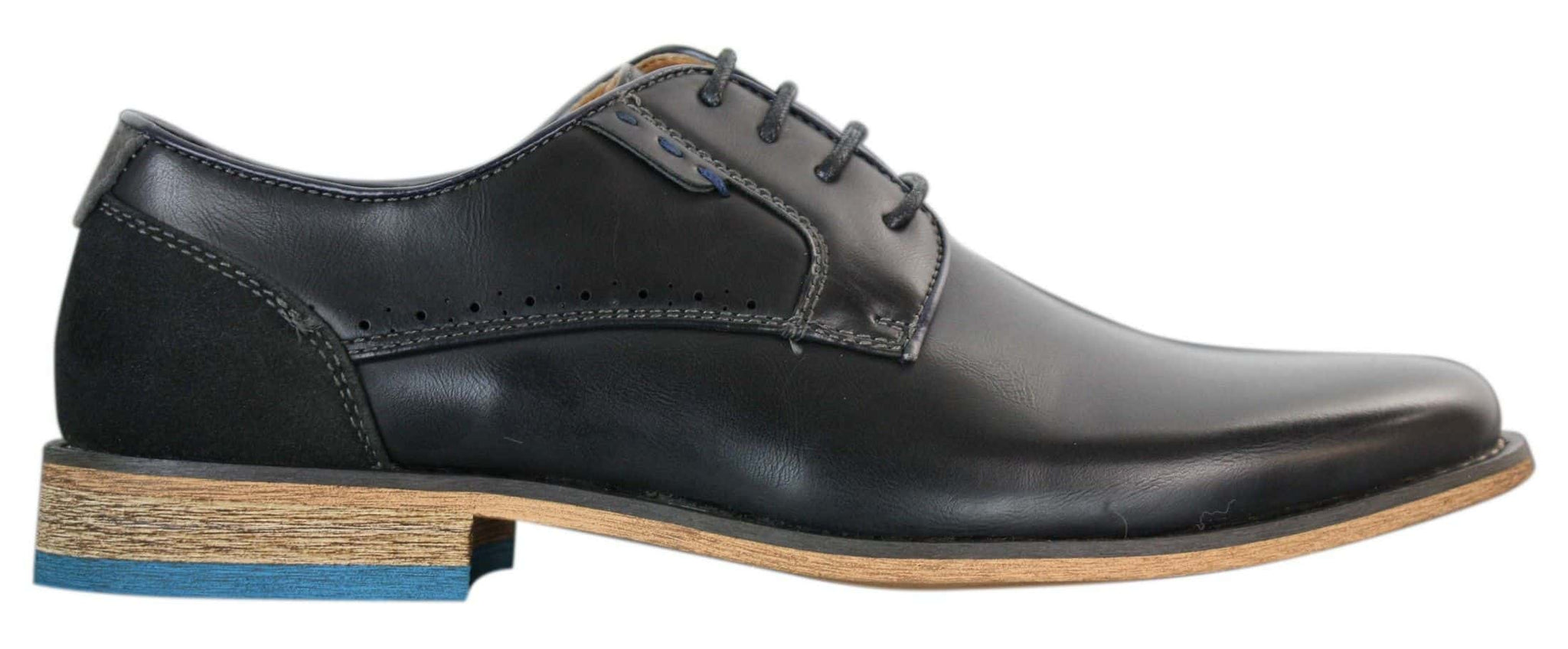 Galax GH3117 Herrskor med snörning, eleganta och casual skor, klassiska, bruna, svarta läder- och mockaskor
