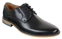 Galax GH3117 Herrskor med snörning, eleganta och casual skor, klassiska, bruna, svarta läder- och mockaskor