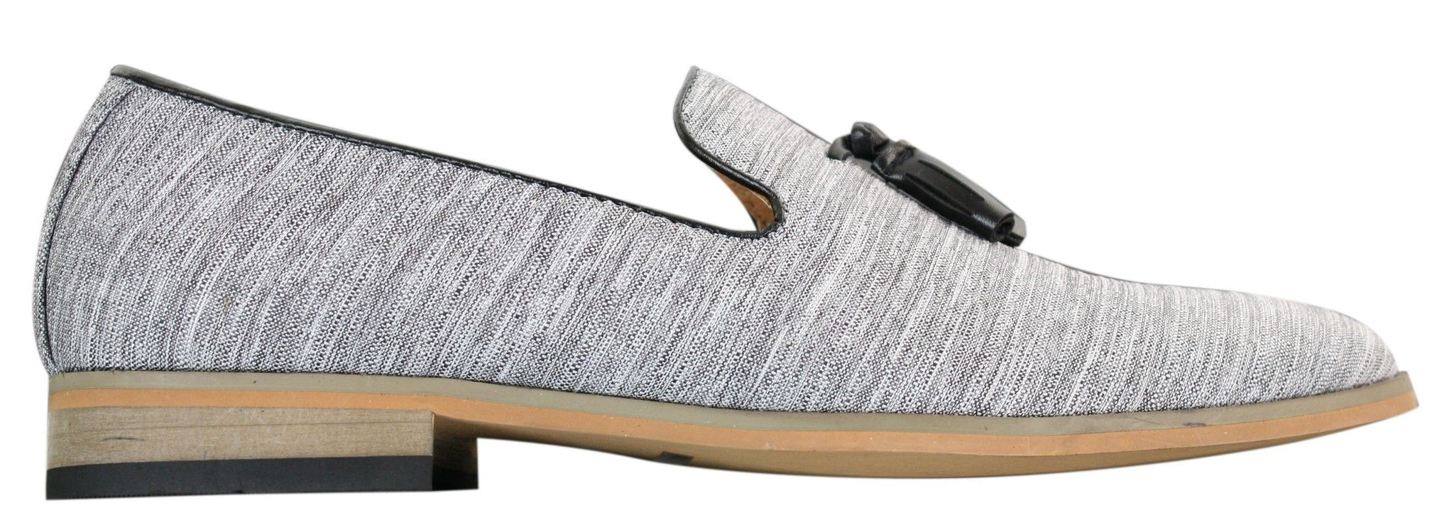 Galax GH3126 - Herr Slip On Tassel Körskor Loafers Lätt Elegant Casual Svart Blå Italiensk